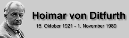 Hoimar von Ditfurth - Die Webseite